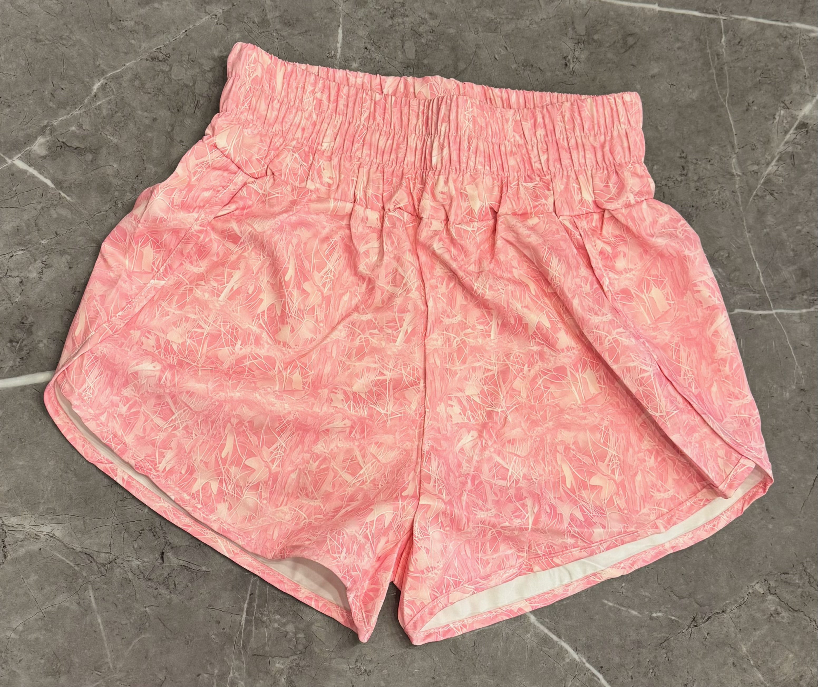 Pink Camo Shorts