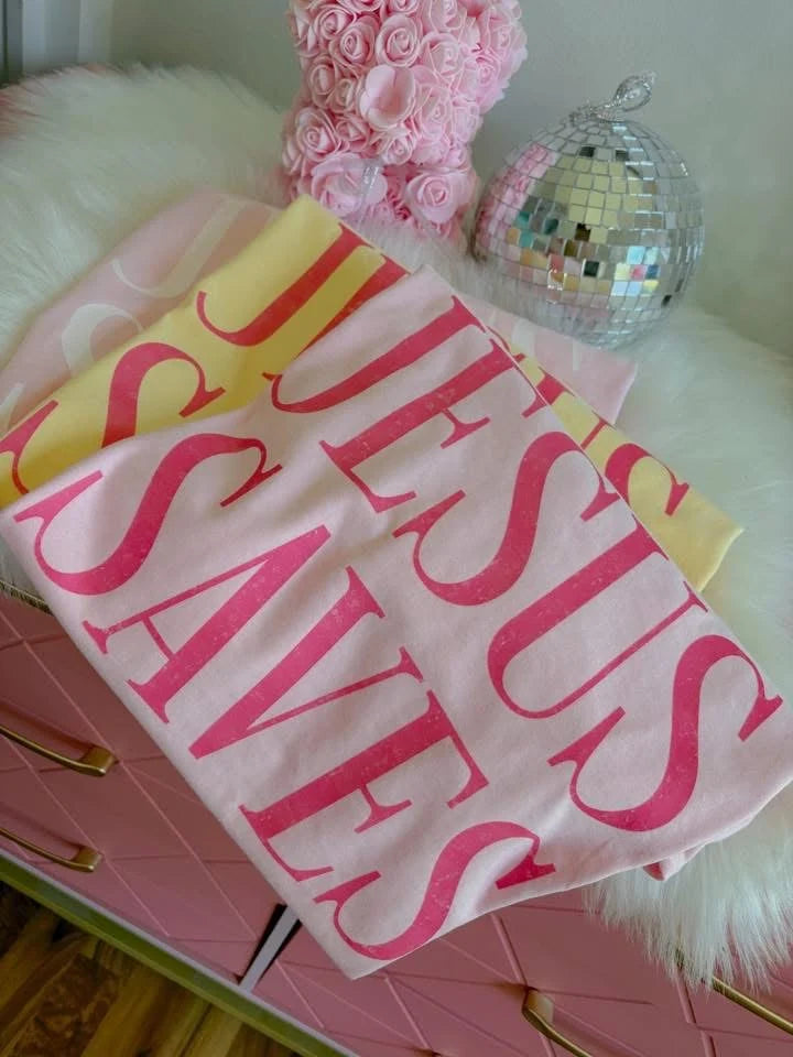 JESUS SAVES PINK **PREORDER**