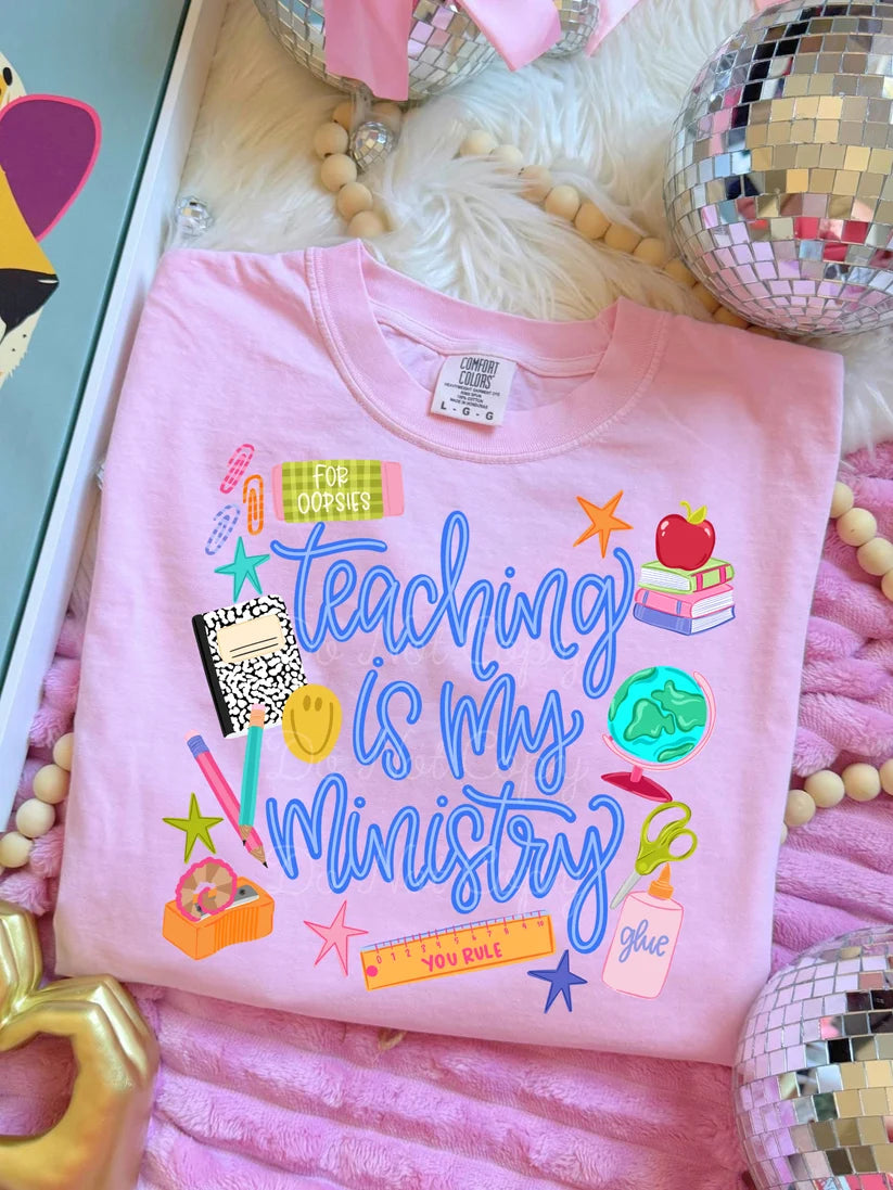 TEACHING IS MY MINISTRY PINK **PREORDER**