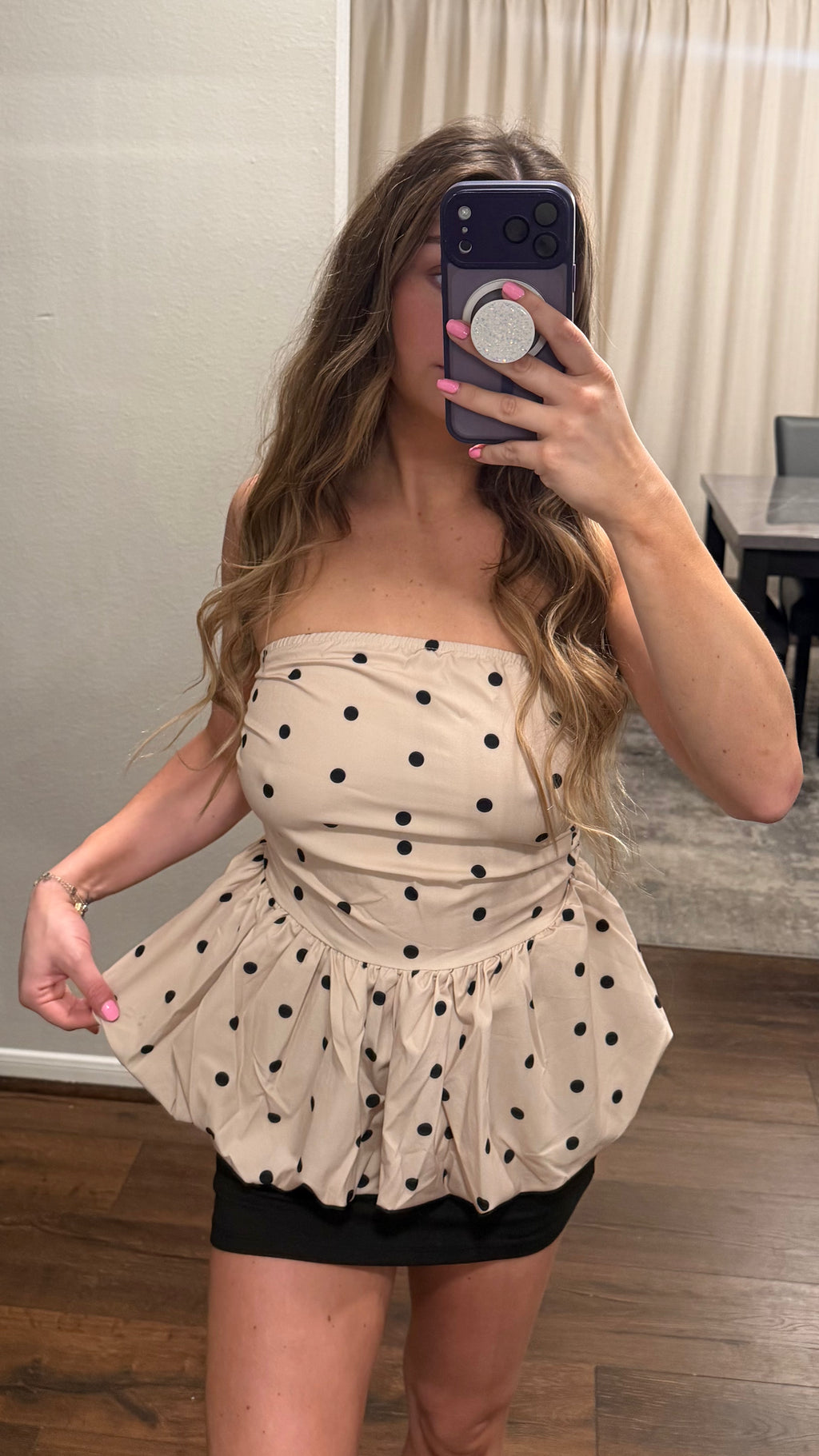 Polka Dot Tube Top